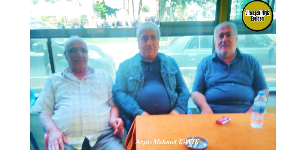 İnternet Medya Gazetemiz Viranşehirliyiz Ezelden Köşe Yazarımız, Müzik Söz Yazarı Yusuf Sami Çalman, Arkadaşları Cuma Yalav ve Eyyüp Aydoğan