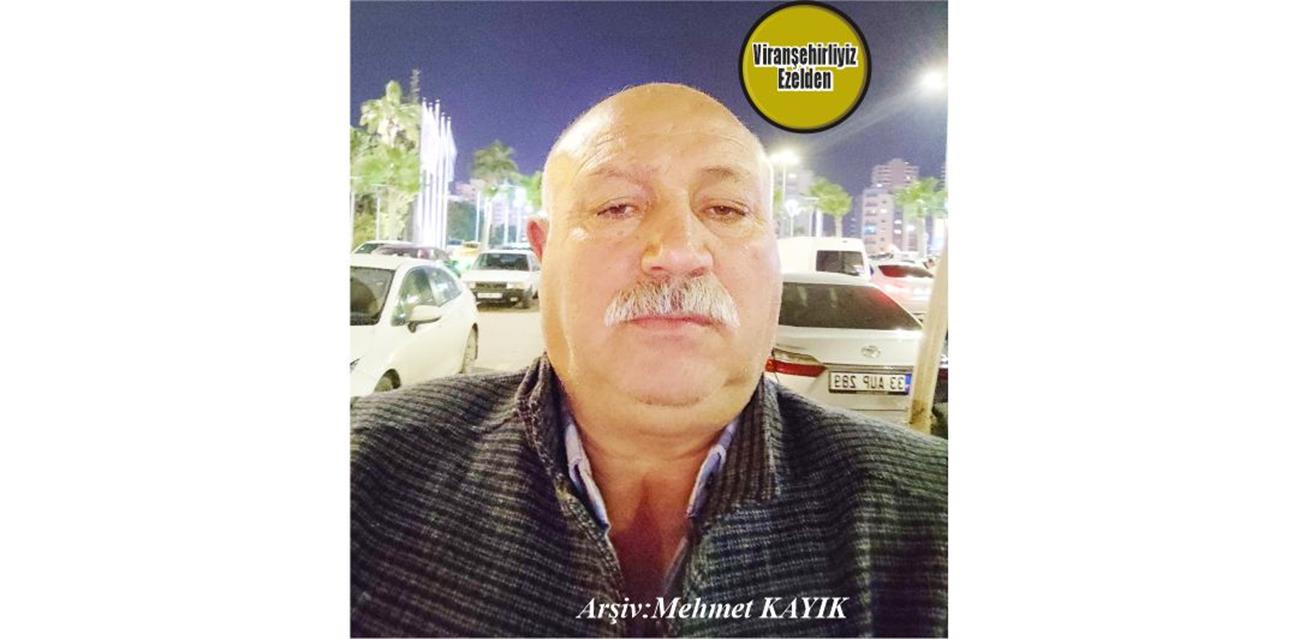 Viranşehir Belediyesi Fen İşleri Müdürlüğü Emekli Personeli Mersin’de Yaşayan Mustafa Gezgör