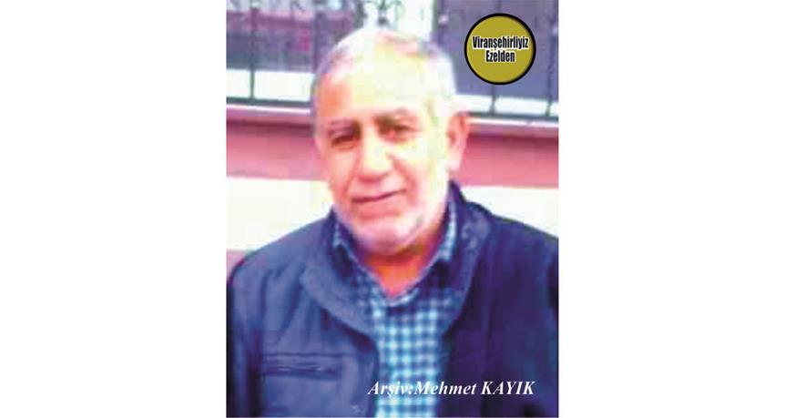 Viranşehir Hal Pazarında Esnaflık Yapmış, Merhum Adem Baldemir