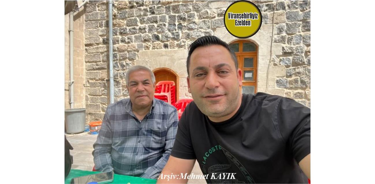 Mustafa Nigiz ve Dayısı Emekli Öğretmen Şeyhmus Kaplan