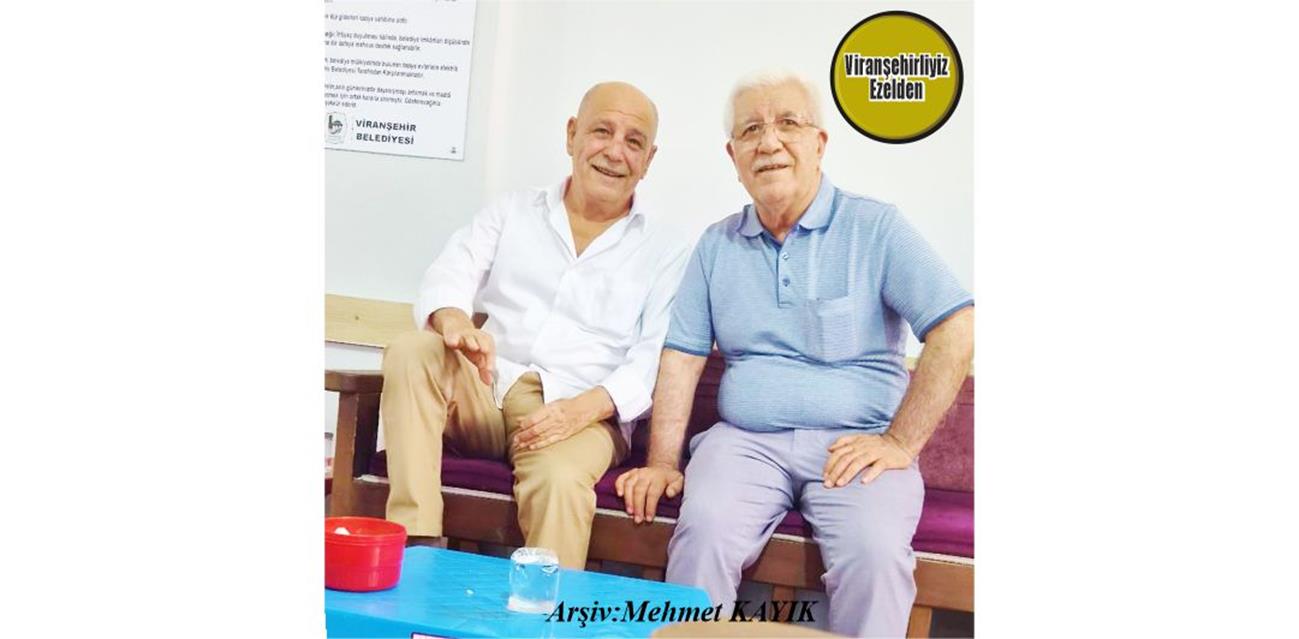 Viranşehir Esnaf ve Sanatkarlar Kooperatifi Başkanı Halit Karatepe ve Arkadaşı Ali Yüksel