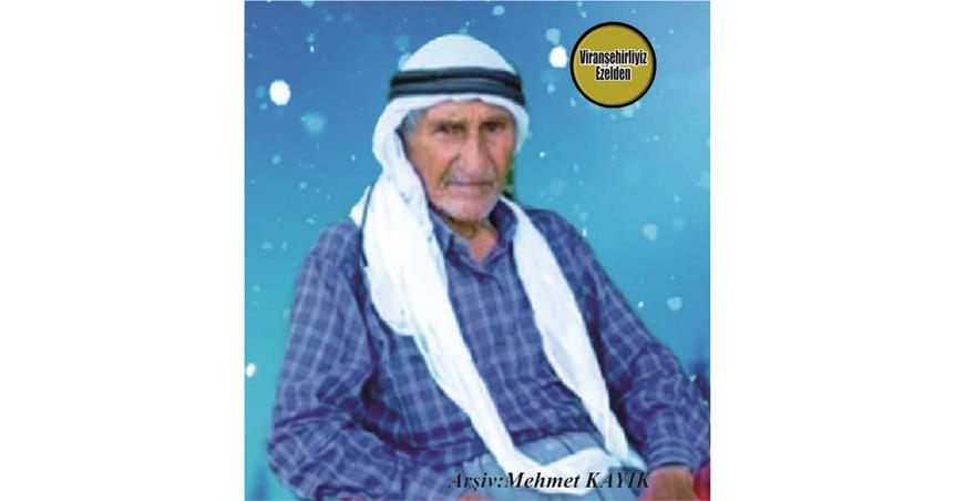 Hemşehrimiz 16 Ocak 2021 Günü Vefat Etmiş, Viranşehir Anıt (Kermê) Köyü Sakinlerinden Olan, Merhum Hamis Evcik
