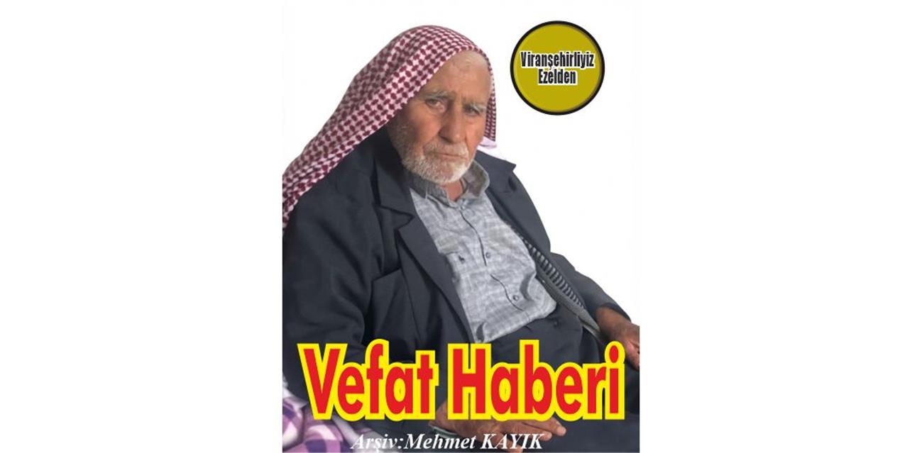 Eyüp Oçkel Viranşehir’de Vefat etmiştir.