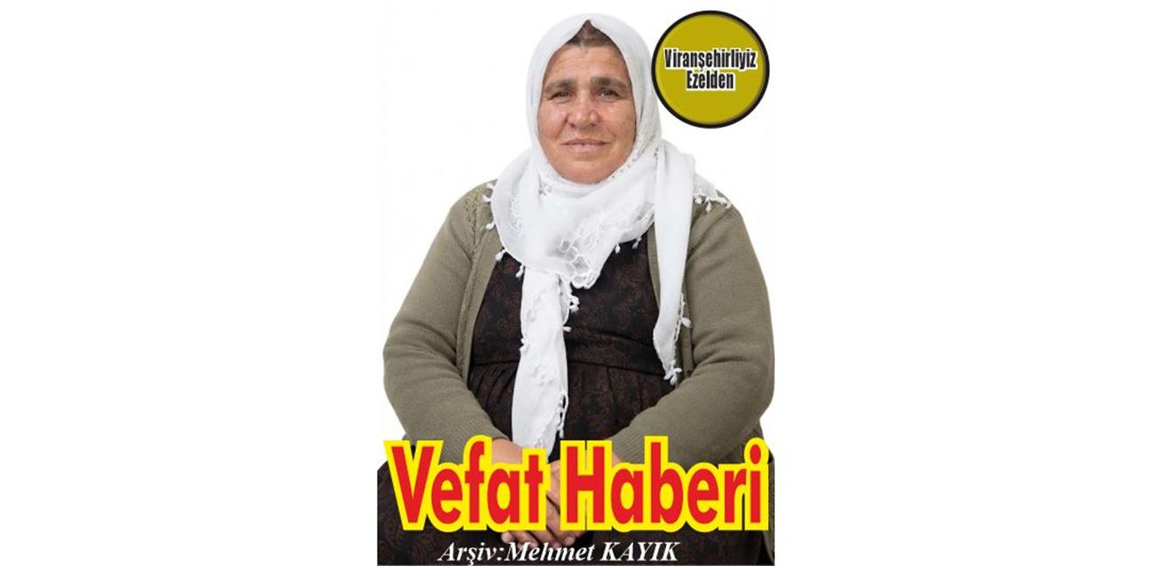 Hatun Akan Viranşehir’de Vefat etmiştir.
