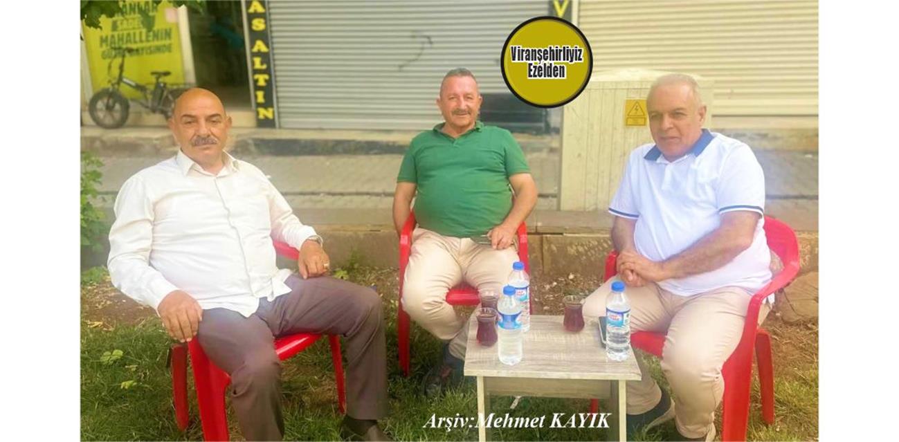 Viranşehir Kızılay İlçe Başkanı Abdülkerim Etli Arkadaşları, Mahmut Ekinci ve Hacı Batur