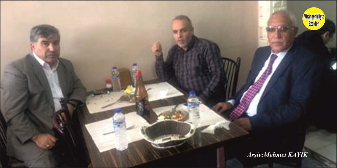 Viranşehir Kızılay İlçe Başkanı Abdulkerim Etli, Dayısı hacı Cuma Koyuncu ve Merhum Şeyhmus Göl