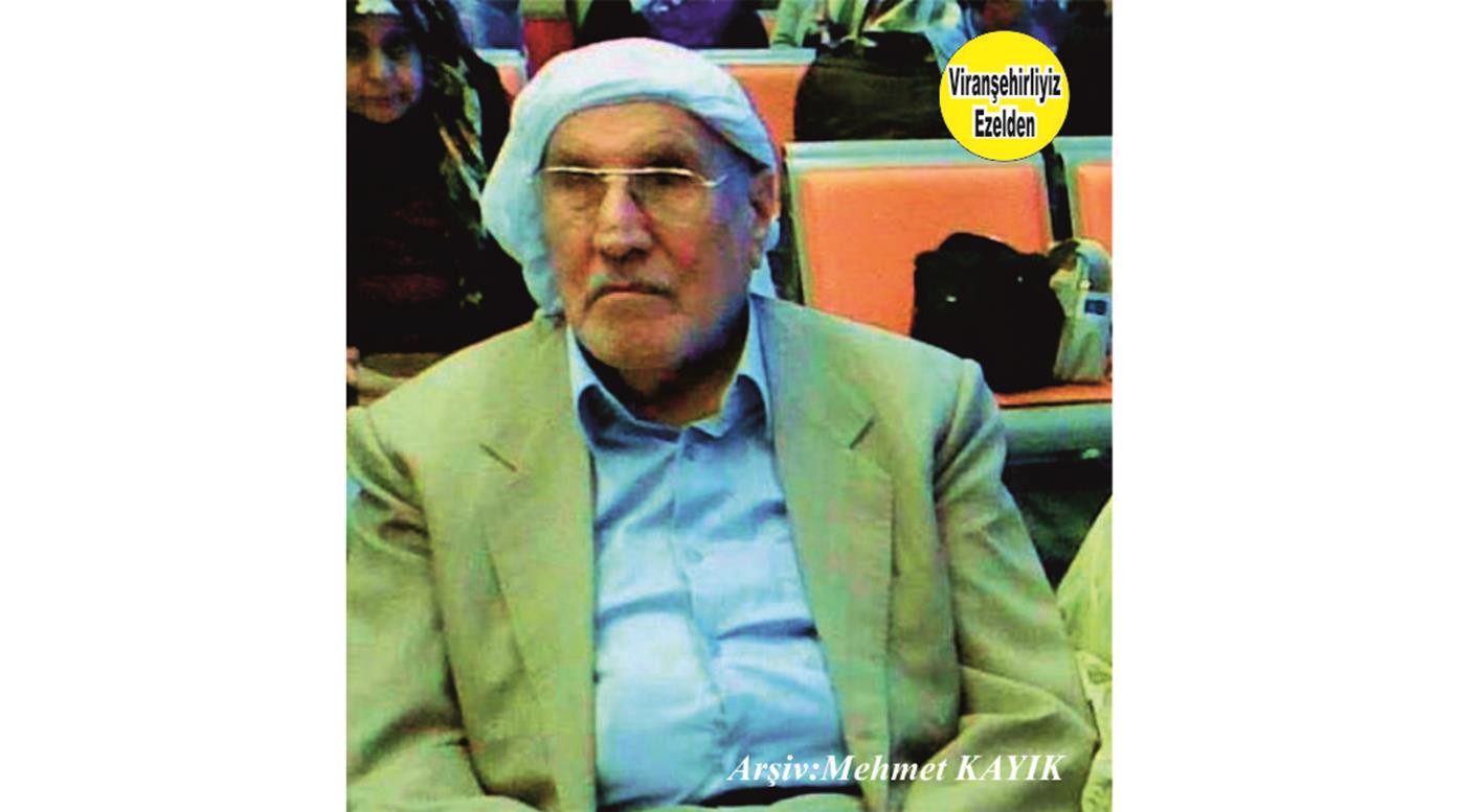 Viranşehir’de Sevilen Sayılan Kanaat Önderlerimizden Olan, Merhum Seyyid Hacı Halil Danal