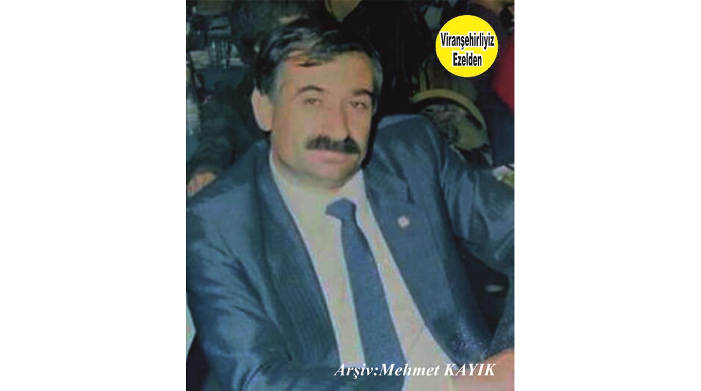 Viranşehir Şoförler ve Otomobilciler Odası Başkanı Olarak Görev Yapmış, Merhum Abdullah Özkan