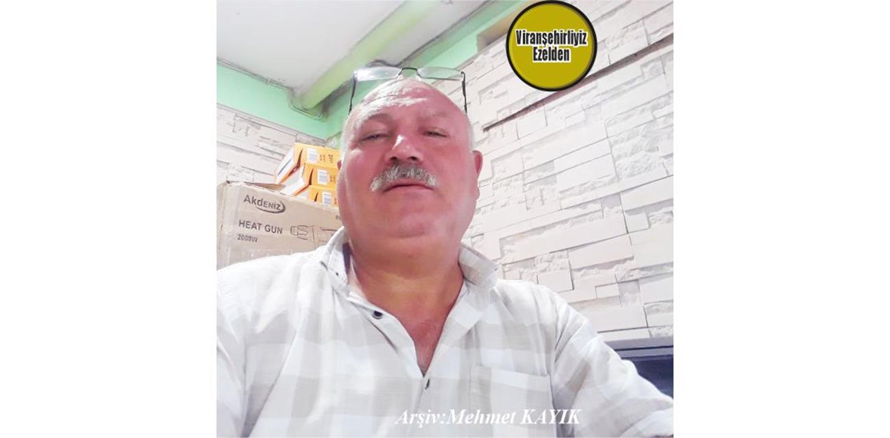 Viranşehir Belediyesi Fen İşleri Müdürlüğü Emekli Personeli Mersin’de Yaşayan, Mustafa Gezgör