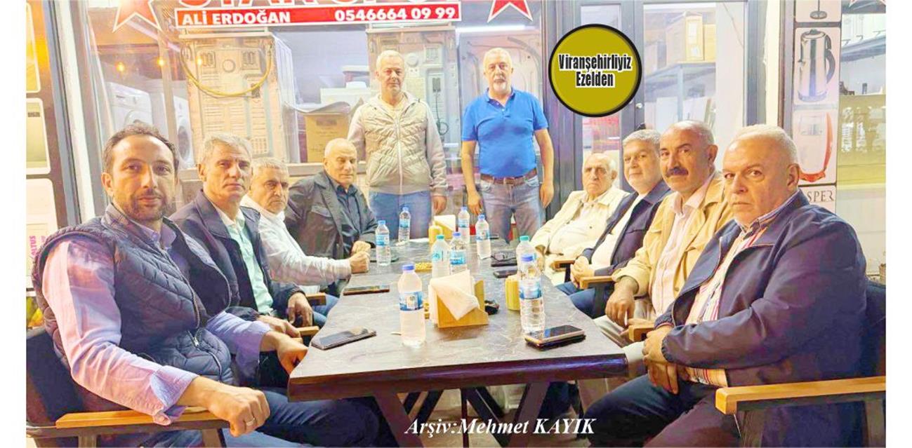 Viranşehir’de sevilen Sayılan Kanaat Önderlerimizden Olan, Avukat Mehmet Münir Öztürk, Ak Parti İlçe Başkanı Lütfi Bağcı