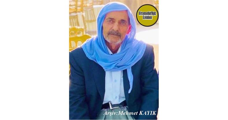 Hemşehrimiz 19 Haziran 2022 Günü Vefat Etmiş, Merhum Şeyh Ali Bayrak