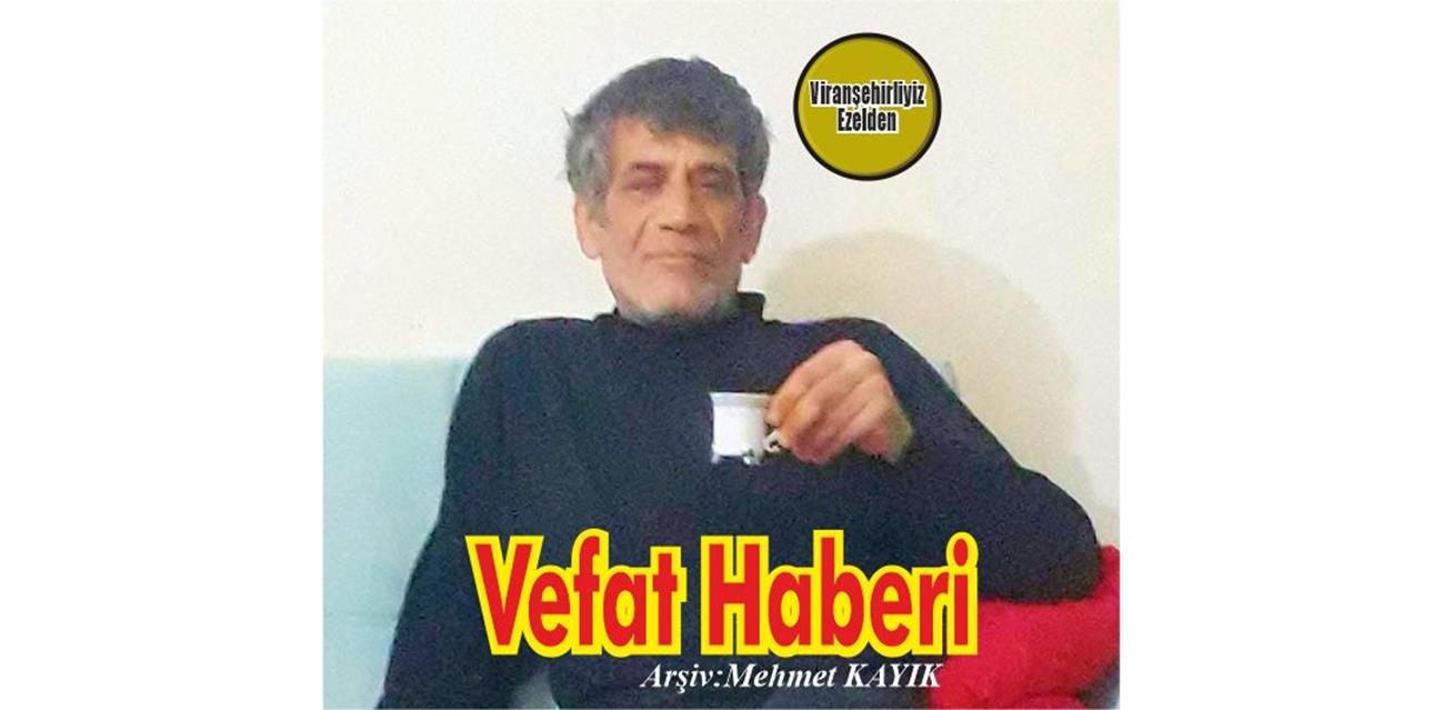 Halil Bilgen Şanlıurfa’da Vefat etmiştir.