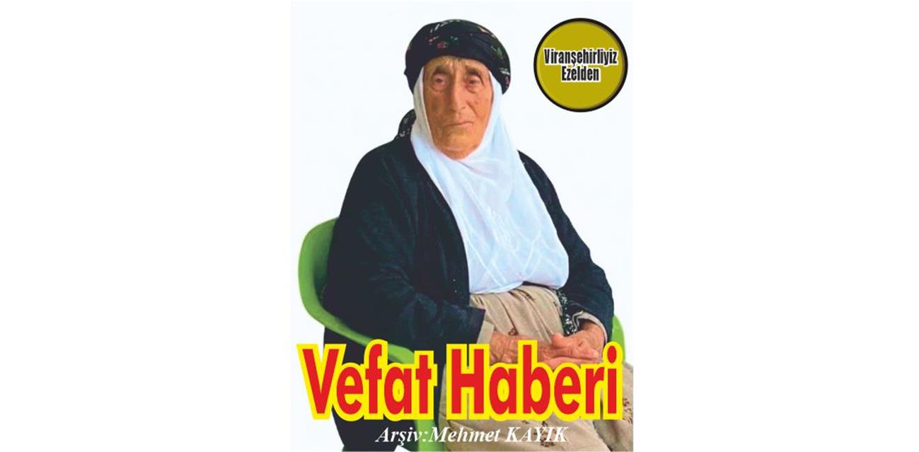 Hanse Yüksel Viranşehir’de Vefat etmiştir.