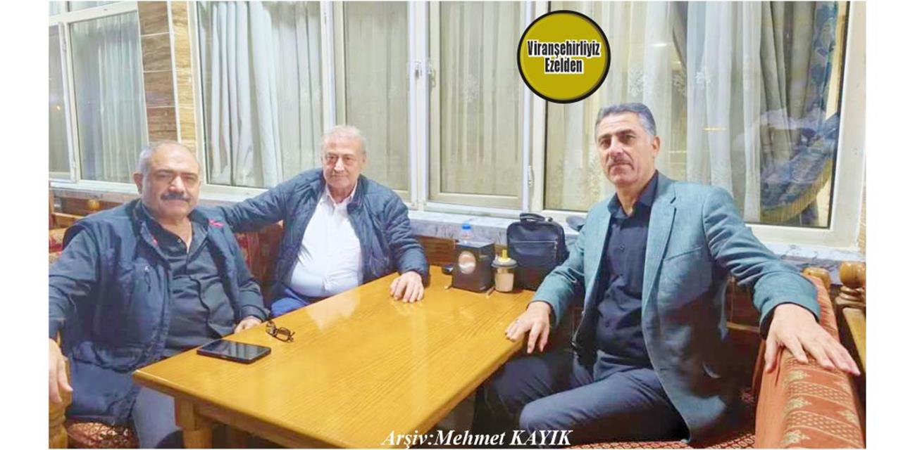 Köşe Yazarı Siyasetçi Gazeteci Araştırmacı Yazar Lokman Şıhanlıoğlu ve Akrabası İsmet Tekinler