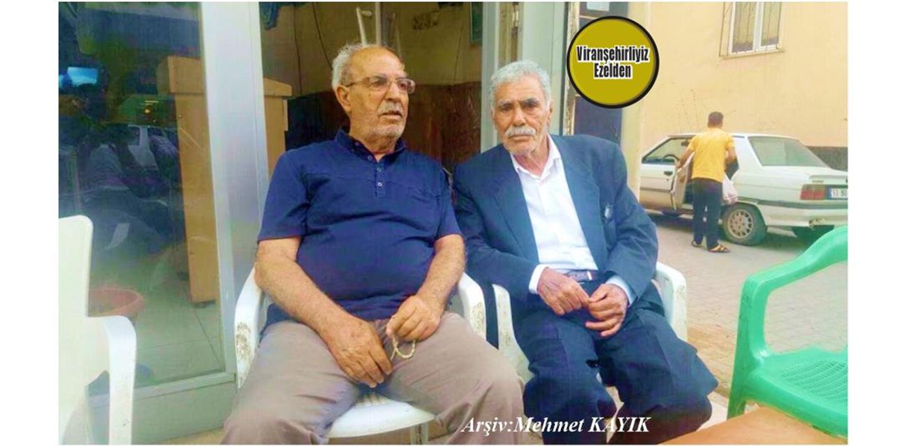 Viranşehir’de Aliye Aso Olarak Tanınan Ali Etli ve Arkadaşı Merhum Ahmet Kaya (Keko - Ahmede Çuk)