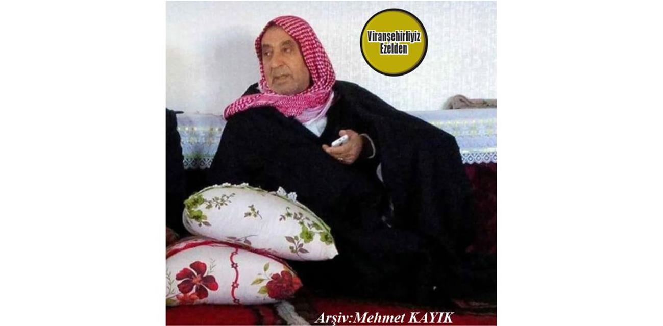Hemşehrimiz Şımıtan Aşireti Kanaat Önderi Merhum Ahmet Yetkin (Ahmet-El Abe)