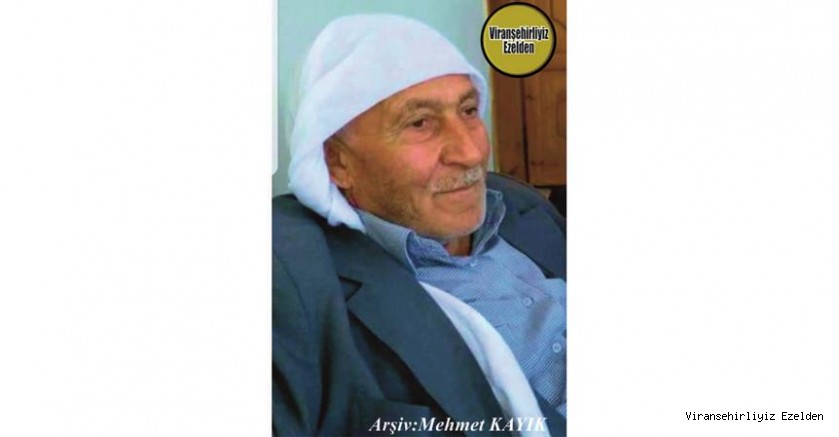 Ölüm Yıldönümü olan, 01 Ocak 2017 Günü Vefat etmiş, Viranşehir’de Osmanê Hedbî olarak tanınan Merhum Osman Asi