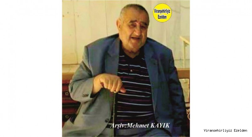 Ölüm Yıldönümünde Hemşehrimiz Viranşehir’de Keko Dayı Olarak tanınan Merhum Abdulkadir Bayoğlu
