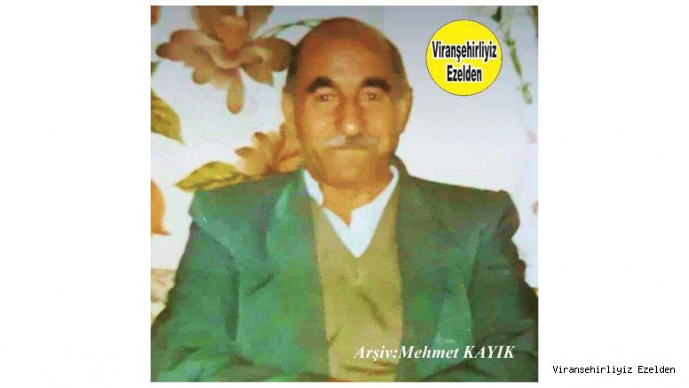 Ölüm Yıldönümünde  Viranşehir PTT Müdürlüğü Emekli Personellerinden Değerli İnsan Merhum Mehmet Çalışır