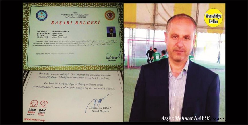 Ramazan Sabırdan Hoca ödüllere Doymuyor