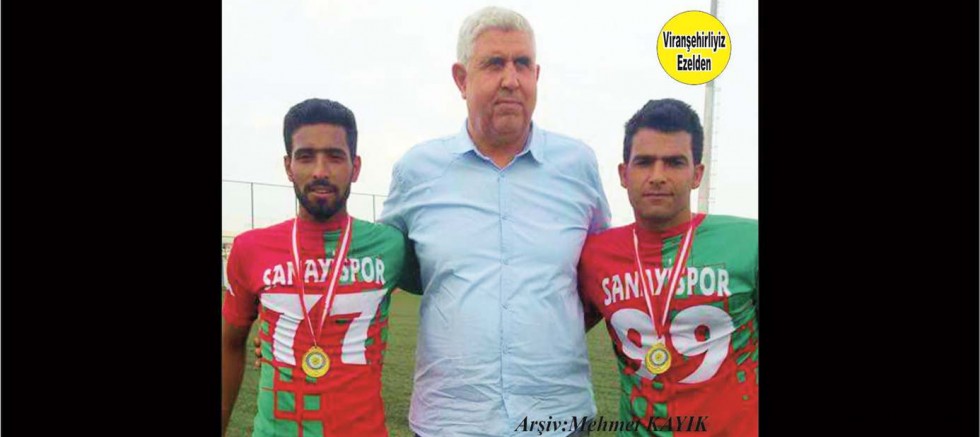 Sanayisporun Futbolcuları ve Yönecileri Lütfi Çetiner