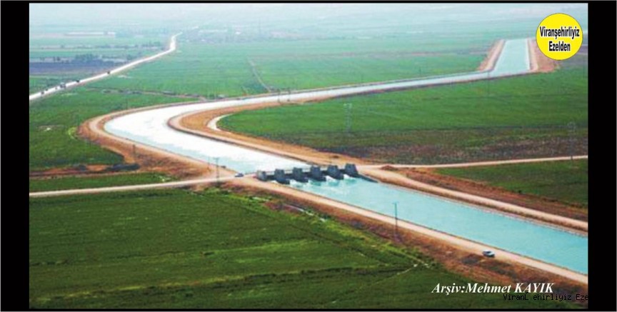 Şanlıurfa Atatürk Barajındaki Suyun Viranşehir Kanallarına Akıtılan Kısımları 