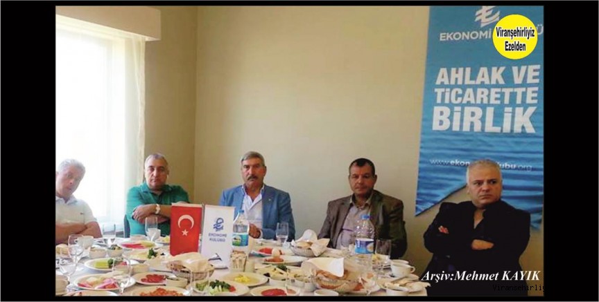 Şanlıurfa Ekonomi Kulübü Başkanı Mehmet Ulutaş, Viranşehir Sanayi ve Ticaret Odası Eski Başkanı Mehmet Ekinci, Hamza Bayar ve Arkadaşları
