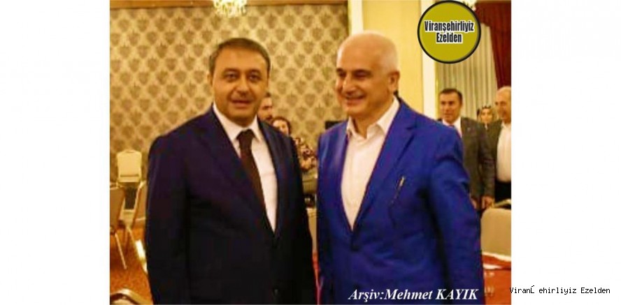Şanlıurfa İl Milli Eğitim Müdürlüğü Personellerinden Şaban Alay ve Şanlıurfa Valisi Hasan Şıldak