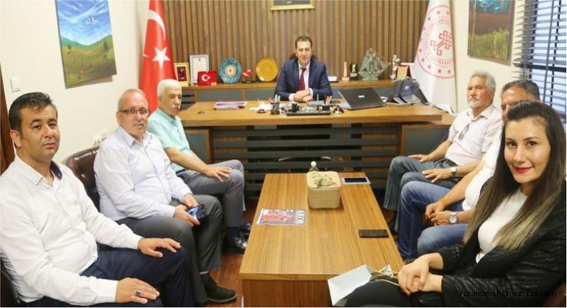 ŞANLIURFA PLATFORMU MERSİN İL TEMSİLCİLİĞİNDEN KÜLTÜR VE TURİZM MÜDÜRÜNE HAYIRLI OLSUN ZİYARETİ