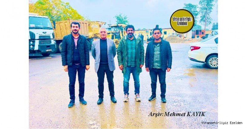 Şanlıurfa Şuski Viranşehir Müdürü, Sedat Tataş, Eski Müdürü Emin Mızraklı, Cemal Bağcı ve Arkadaşı