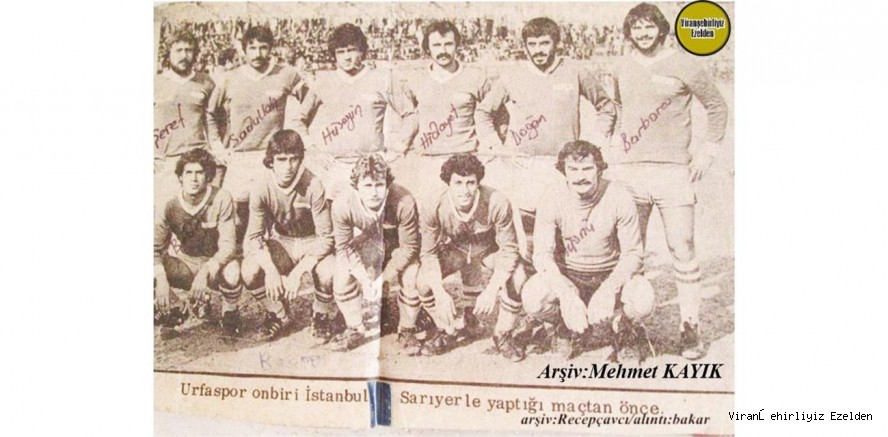 Şanlıurfaspor’da Yıllarca Başarılı Olarak Futbol Oynamış, Durgan Özer(Kaptan Doğan), Merhum Sadullah Kırıcı