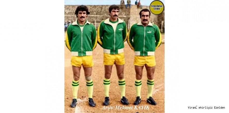Şanlıurfaspor’un Başarılı Eski Futbolcularından olan, Merhum Sadullah Kırıcı, Durgan Özer(Kaptan Doğan) ve Büyük Recep (Kaptan)