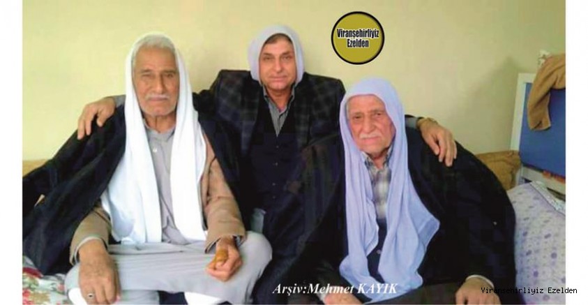 Sevilen Kanaat önderlerimizden olan, Merhum Hacı Gazi Erkan, Merhum Hacı Mustafa Kızıltaş ve Mehmet Kızıltaş