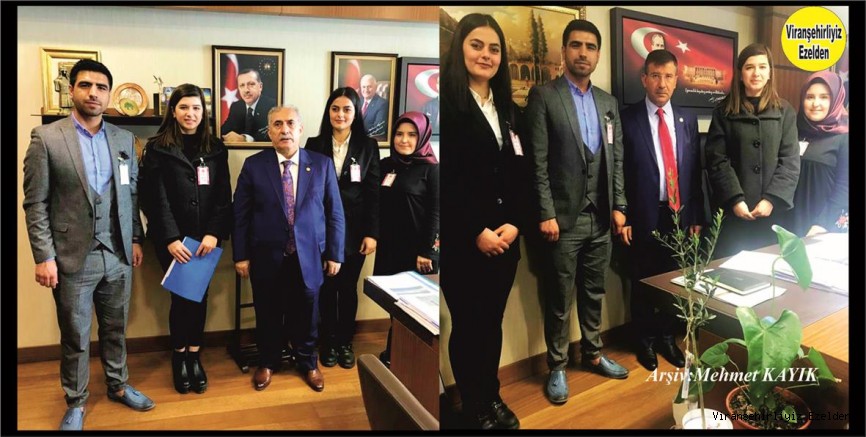 Sosyal Güvenlik Önlisans Mezunları Platformu Üyeleri, Şanlıurfa Milletvekillerini ziyaret Ettiler