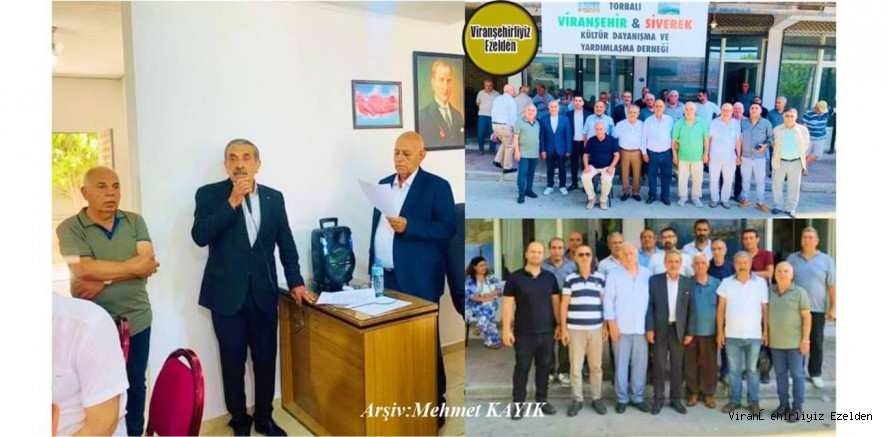 Torbalı Viranşehirliler ve Siverekliler Derneği'nin Yapılan 1. Olağan Genel Kurulu Yapıldı