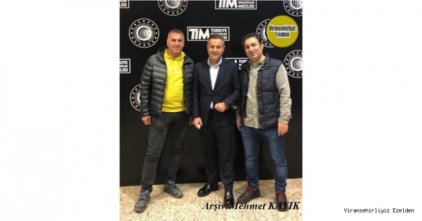 Üç Viranşehirli İstanbul Haliç Kongre Merkezinde Buluştu, Gazeteci Mustafa şekeroğlu, İş İnsanı Seyiullah Nebati ve Mehmet Tunay