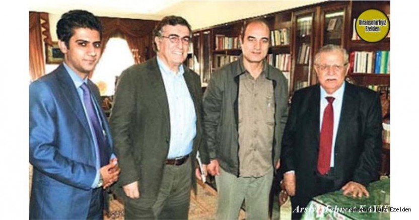 Ulusal Gazetecilerimizden Namık Durukan, Irak Eski Cumhurbaşkanı Merhum Celal Talabani, Gazeteci Hasan Cemal ve Süleymaniyeli Gazeteci Reva