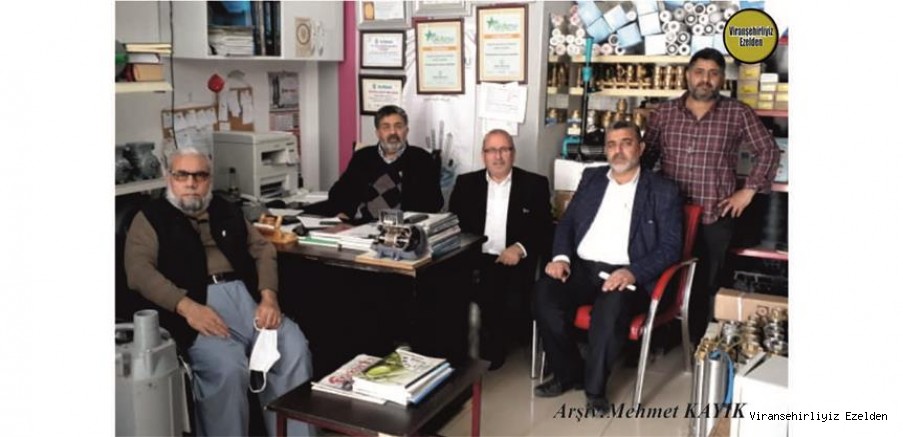 Uluslararası Ortadoğu Yazarlar Şairler ve Gazeteciler Derneği Başkanı Mehmet Kayık, Hacı Şeyhmus Dolaş, Abdulkadir Komşul (Abdulkadir Hoca), Ahmet Demir