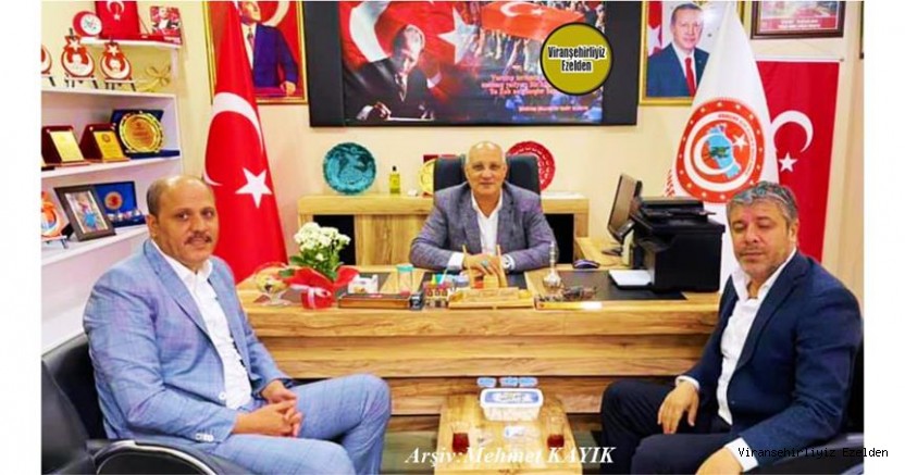 Viranşehir Ak Parti Belediye Meclis Üyelerinden, İrfan Şehmuşoğlu, Fatih Şenbayram  & Şehit ve Gaziler Derneği Başkanı Seyyit Mücahit Seyid