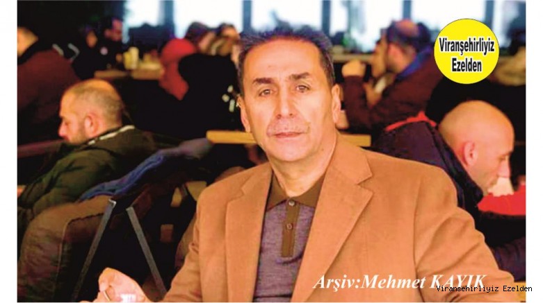 Viranşehir Anavatan Eski İlçe Başkanı Beyefendi Güzel İnsan  Mehmet Salih Yazmacı