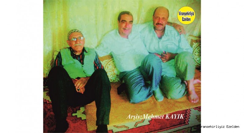 Viranşehir Atatürk İlkokulu ile Göl ilkokulunda Yıllarca Görev Yapmış, Sevilen İnsan Merhum Hüseyin Caymak(Hüseyin Yarbay) Oğlu Yusuf Caymak ve Mikail Temur