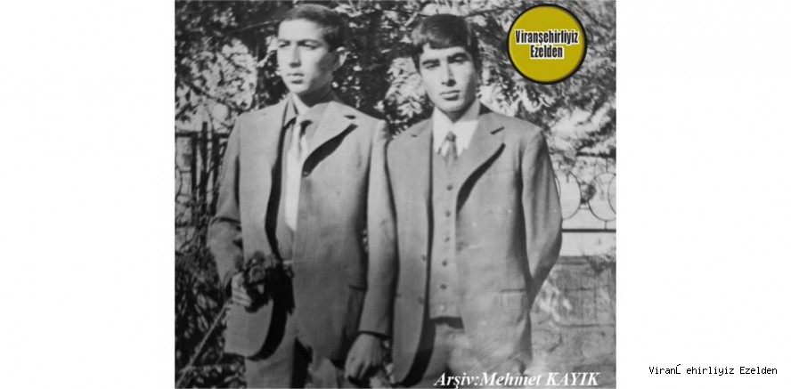 Viranşehir Atatürk İlkokulunda Yıllarca Müdürlük yapmış, Emekli Öğretmen Ahmet Sert ve Dayısı Oğlu Merhum Mahmut Aslanbakan