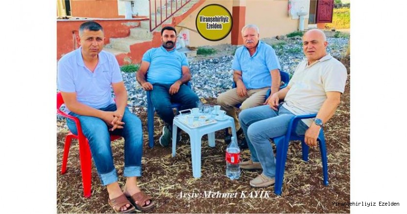 Viranşehir DSP İlçe Eski Başkanı Aslan Kuranlıoğlu, Mehmet Esmer, Fethi Ekinci ve Arkadaşı
