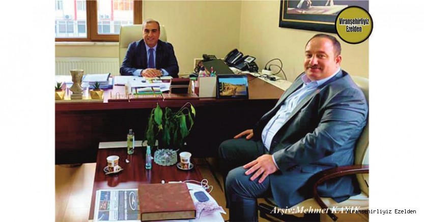  Viranşehir Belediye Başkanı Salih Ekinci ve TİGEM(Tarım İşletmeleri Genel Müdürlüğü) Hayvancılık İşleri Daire Başkanı, Vet. Hekim Ergün Erol’u Ankara’da Makamında ziyaret etti