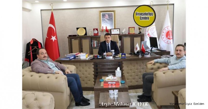Viranşehir Belediye Başkanı Salih Ekinci ve Viranşehir Kaymakamı Ömer Dereci İlçemize yeni atanmış olan, Cumhuriyet Başsavcısı Aydın Tuncay