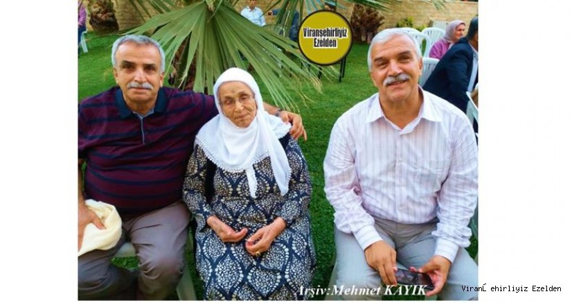 Viranşehir Belediye Eski Başkanı Merhum Suphi Öztop’un Eşi Merhume Hacı Luup Öztop, Çocukları Fethi Öztop ve Hacı Mehdi Öztop