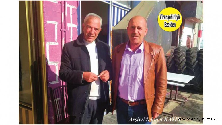 Viranşehir Belediyesi Eski Personellerinden, Abdulkadir(Kado Kırmızı) Kırmızı ve Eski Müdürü Hıdır Çakar