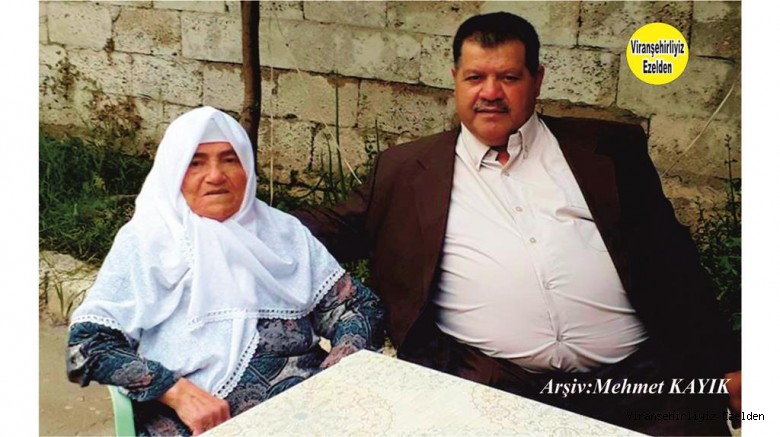 Viranşehir Belediyesi Eski Personellerinden  Ahmet Bahçeci ve Annesi