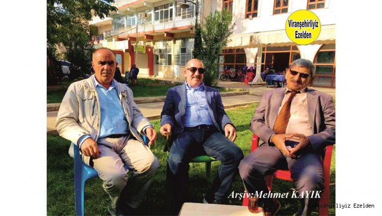 Viranşehir Belediyesi Eski Personellerinden, Emekli Zabıta Komiseri Mehmet Şah Çakar, Hüseyin Bilici ve Hüseyin Palmanak
