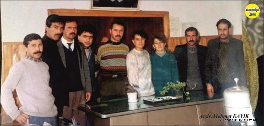 Viranşehir Belediyesi Fen İşleri Müdürlüğü Eski Personellerinden, Müdür Hıdır Çakar, Şef Halil Karanfiloğlu, Aynur Akan Atalay, Mihriban Çetin, Ahmet Çeken, Abdulkadir Kırmızı(Kado Kırmızı), Ziraat Müh. Hamza Atalay